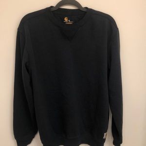 Navy Blue Carhartt Crewneck Sweatshirt - Medium